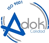 Logo ISO 9001 Adok. Calidad.